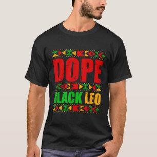 Drug Black Leeuw Black History Month Melanine Afri T-shirt