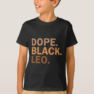 Drug Black Leeuw Melanine Afrikaanse Dierenriem Le T-shirt