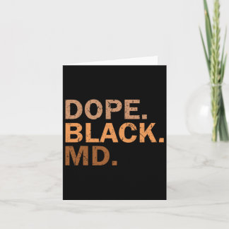 Drug Black Md Melanine Zwart Maand Afrikaans Medis Kaart
