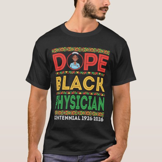 Drug Black Physician Centennial 1926 2026 Black Hi T-shirt (Voorkant)