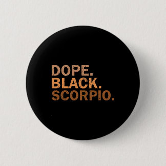 Drug Black Schorpioen Melanine Afrikaanse Dierenri Ronde Button 5,7 Cm