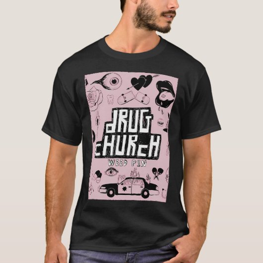DRUG CHURCH BAND T-SHIRT (Voorkant)