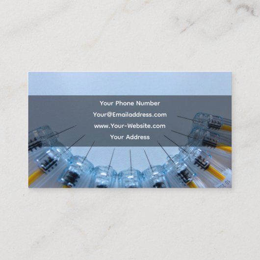 Drug Counselor Alcohol Counselor Psychotherapeut Visitekaartje (Achterkant)