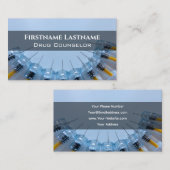 Drug Counselor Alcohol Counselor Psychotherapeut Visitekaartje (Voorkant / Achterkant)