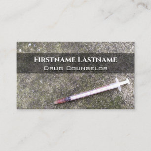 Drug Counselor Alcohol Counselor Psychotherapeut Visitekaartje