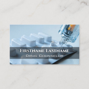 Drug Counselor Alcohol Counselor Psychotherapeut Visitekaartje