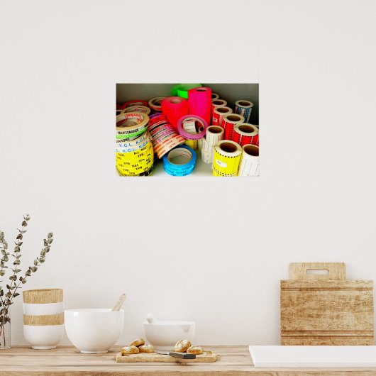 DRUG ETIKETTERS POSTER (Keuken)