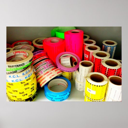 DRUG ETIKETTERS POSTER (Voorkant)