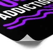 Drug Overdose Awareness Addiction Ribbon Drug Addi Poster (Hoek)