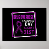 Drug Overdose Awareness Day August 31st, Drug Poster (Voorkant)