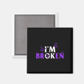Drug Overdose Awareness Drug Addiction Month Recov Magneet (Voorkant / Achterkant)