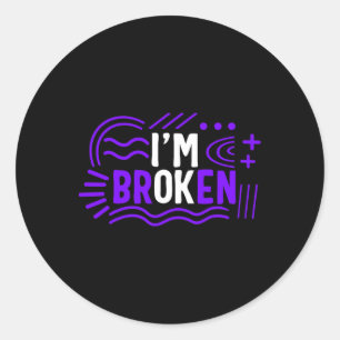 Drug Overdose Awareness Drug Addiction Month Recov Ronde Sticker