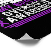 Drug Overdose Awareness In Memory of My Brother Pu Poster (Hoek)