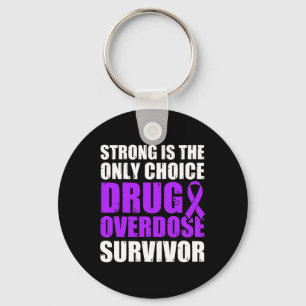 Drug Overdose Awareness Warrior Survivor 5 Sleutelhanger