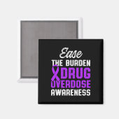 Drug Overdose Awareness Warrior Survivor &#   Magneet (Voorkant / Achterkant)