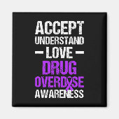 Drug Overdose Awareness Warrior Survivor &# Magneet (Voorkant)