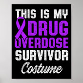Drug Overdose Awareness Warrior Survivor &#; Poster (Voorkant)