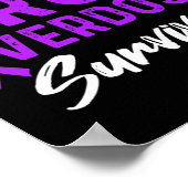 Drug Overdose Awareness Warrior Survivor &#; Poster (Hoek)