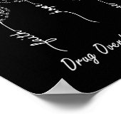 Drug Overdosis Bewustzijn Geloof Hoop Liefde Paard Poster (Hoek)