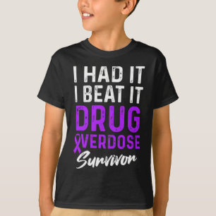 Drug Overdosis Bewustzijn Warrior Overlevende 11 T-shirt