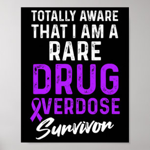 Drug Overdosis Bewustzijn Warrior Overlevende 2  Poster