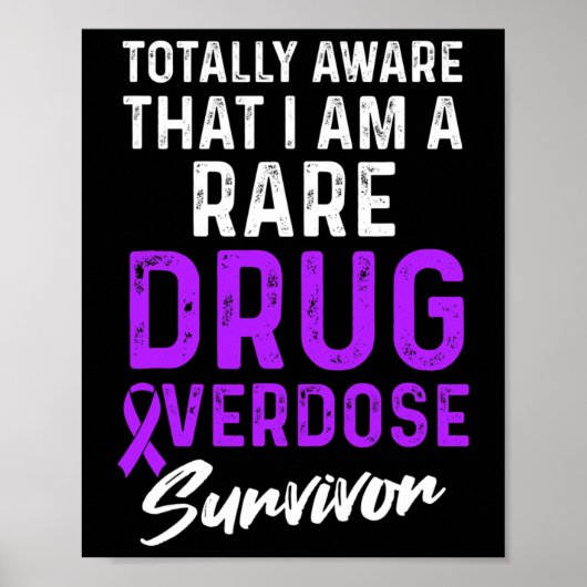 Drug Overdosis Bewustzijn Warrior Overlevende 2 Poster (Voorkant)