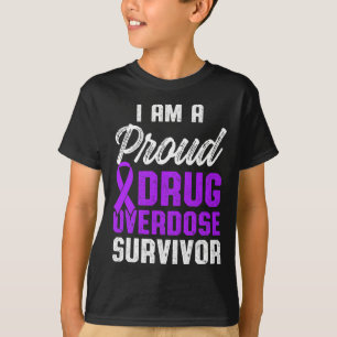 Drug Overdosis Bewustzijn Warrior Overlevende 30 T-shirt