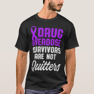 Drug Overdosis Bewustzijn Warrior Overlevende 42 T-shirt