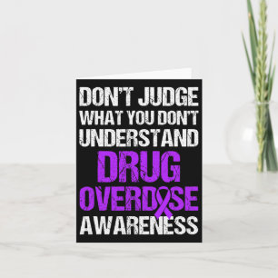 Drug Overdosis Bewustzijn Warrior Overlevende 4  Kaart