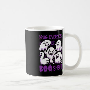 Drug Overdosis is Boo Sheet Paarse Boos Fun Hallow Koffiemok