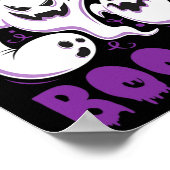Drug Overdosis is Boo Sheet Paarse Boos Fun Hallow Poster (Hoek)