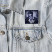 Drug tegen epidemische bewustwording vierkante button 5,1 cm (In situ)