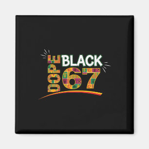 Drug Zwart 67 Black History Month Zes Zeven Meme Magneet