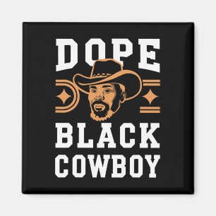 Drug Zwarte Cowboy Afrikaanse Cowboy Zwarte Geschi Magneet