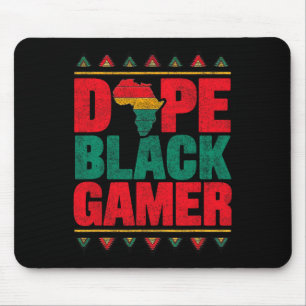Drug Zwarte Gamer Zwarte Geschiedenis Maand Gamen Muismat