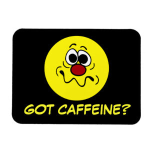 Drugged Face Grumpey Magneet