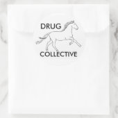 Drughorse Collective 3 Ronde Sticker (Tas)