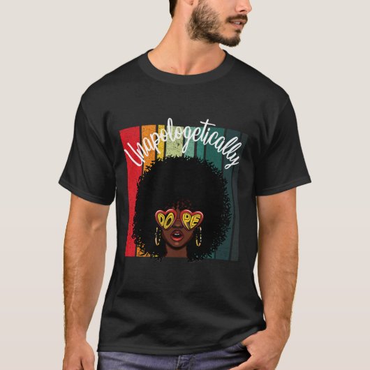 Drugs Afro-Amerikaanse Empowered Black Women T-shirt (Voorkant)