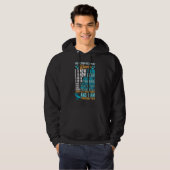 Drugs Alcohol Gokken Verslaving Herstel Krijger Hoodie (Voorkant volledig)