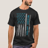 Drugs Alcohol Verslaving Herstel Warrior American  T-shirt (Voorkant)