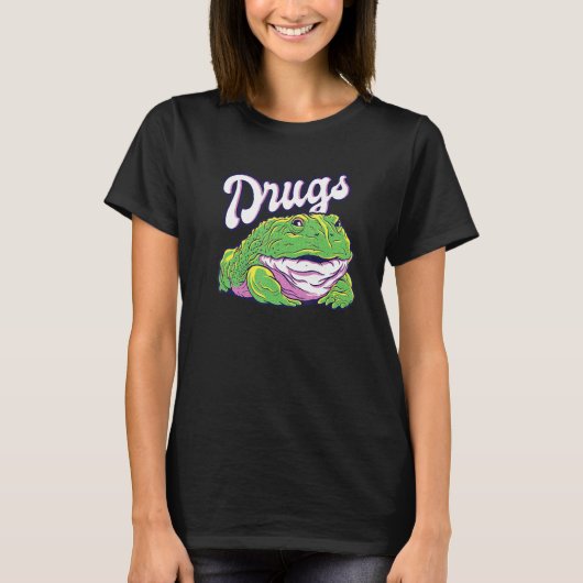 Drugs Kikker Kikker T-shirt (Voorkant)
