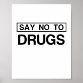 DRUGS ZEGT NEE POSTER (Voorkant)