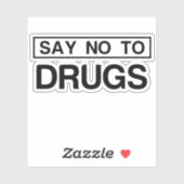 DRUGS ZEGT NEE STICKER (Vel)