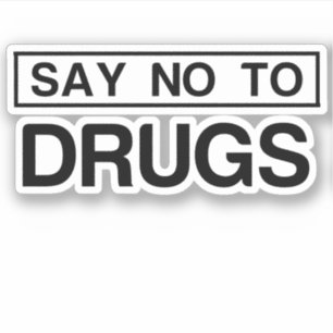 DRUGS ZEGT NEE STICKER