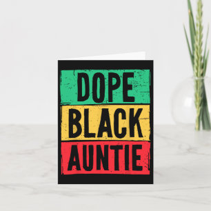 Drugs Zwart Tante Juneteenth Geschiedenis Maand MA Kaart