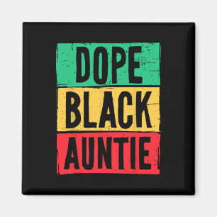 Drugs Zwart Tante Juneteenth Geschiedenis Maand MA Magneet