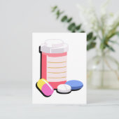 Drugsrecept Briefkaart (Staand voorkant)