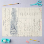 Drugstore Junk Journal Background Decoupage Sheet Tissuepapier (Craft)