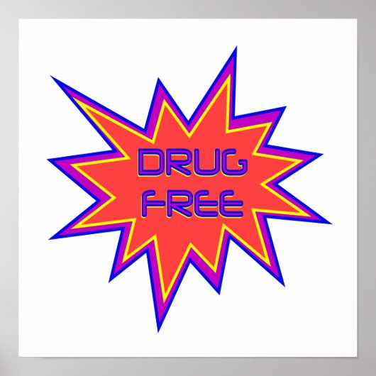 Drugsvrij Poster (Voorkant)