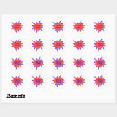 Drugsvrij Ronde Sticker (Vel)